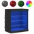 Produktbild 2 för Skänk med LED-belysning svart 60,5x37x67 cm