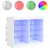 Produktbild 2 för Skänk med LED-belysning vit 81x37x67 cm