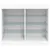 Produktbild 6 för Skänk med LED-belysning vit 81x37x67 cm