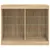 Produktbild 6 för Skänk med LED-belysning sonoma-ek 81x37x67 cm