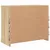 Produktbild 8 för Skänk med LED-belysning sonoma-ek 81x37x67 cm