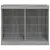 Produktbild 6 för Skänk med LED-belysning grå sonoma 81x37x67 cm