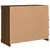 Produktbild 8 för Skänk med LED-belysning brun ek 81x37x67 cm