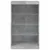 Produktbild 6 för Skänk med LED-belysning betonggrå 60,5x37x100 cm