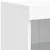 Produktbild 9 för Skänk med LED-belysning vit 81x37x100 cm