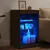 Produktbild 4 för Skänk med LED-belysning brun ek 41x37x67 cm