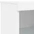 Produktbild 9 för Skänk med LED-belysning vit 41x37x100 cm