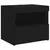 Produktbild 7 för Sängbord med LED-lampor 2 st svart 50x40x45 cm