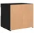 Produktbild 11 för Sängbord med LED-lampor 2 st svart 50x40x45 cm