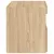 Produktbild 9 för Sängbord med LED-lampor sonoma-ek 50x40x45 cm