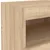 Produktbild 11 för Sängbord med LED-lampor sonoma-ek 50x40x45 cm
