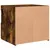 Produktbild 10 för Sängbord med LED-lampor rökfärgad ek 50x40x45 cm