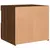 Produktbild 11 för Sängbord med LED-lampor 2 st brun ek 50x40x45 cm