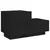 Produktbild 5 för Sängbord med LED-belysning svart 70x36x40,5 cm