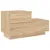 Produktbild 5 för Sängbord med LED-belysning sonoma-ek 70x36x40,5 cm