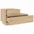 Produktbild 6 för Sängbord med LED-belysning sonoma-ek 70x36x40,5 cm