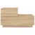 Produktbild 7 för Sängbord med LED-belysning sonoma-ek 70x36x40,5 cm