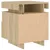 Produktbild 9 för Sängbord med LED-belysning sonoma-ek 40x39x48,5 cm