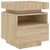Produktbild 6 för Sängbord med LED-belysning 2 st sonoma-ek 40x39x48,5 cm