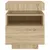 Produktbild 8 för Sängbord med LED-belysning 2 st sonoma-ek 40x39x48,5 cm
