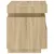 Produktbild 9 för Sängbord med LED-belysning 2 st sonoma-ek 40x39x48,5 cm