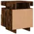 Produktbild 10 för Sängbord med LED-belysning 2 st rökfärgad ek 40x39x48,5 cm