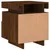 Produktbild 10 för Sängbord med LED-belysning 2 st brun ek 40x39x48,5 cm