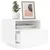 Produktbild 4 för Sängbord med LED-lampor 2 st vit 40x39x37 cm
