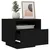 Produktbild 4 för Sängbord med LED-lampor 2 st svart 40x39x37 cm
