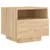 Produktbild 5 för Sängbord med LED-lampor sonoma-ek 40x39x37 cm