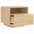 Produktbild 6 för Sängbord med LED-lampor sonoma-ek 40x39x37 cm