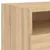 Produktbild 11 för Sängbord med LED-lampor 2 st sonoma-ek 40x39x37 cm