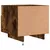 Produktbild 10 för Sängbord med LED-lampor 2 st rökfärgad ek 40x39x37 cm