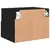 Produktbild 10 för Väggmonterad tv-skåp 2 st svart 40x30x30 cm konstruerat trä