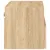 Produktbild 10 för Väggmonterad tv-skåp 2 st sonoma-ek 40x30x30 cm konstruerat trä