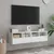 Produktbild 3 för Väggmonterad tv-bänk 2 st vit 60x30x30 cm konstruerat trä