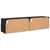 Produktbild 10 för Väggmonterad tv-bänk 2 st svart 60x30x30 cm konstruerat trä