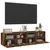 Produktbild 5 för Väggmonterad tv-bänk 2 st rökfärgad ek 60x30x30 cm