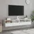 Produktbild 3 för Väggmonterad tv-bänk 2 st vit 80x30x30 cm konstruerat trä