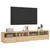 Produktbild 5 för Väggmonterad tv-bänk 2 st sonoma-ek 80x30x30 cm konstruerat trä
