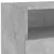 Produktbild 10 för Väggmonterad tv-bänk betonggrå 100x30x30 cm konstruerat trä