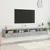 Produktbild 3 för Väggmonterad tv-bänk 2 st betonggrå 100x30x30cm konstruerat trä