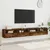 Produktbild 3 för Väggmonterad tv-bänk 2 st rökfärgad ek 100x30x30 cm