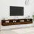 Produktbild 3 för Väggmonterad tv-bänk 2 st brun ek 100x30x30 cm konstruerat trä