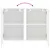 Produktbild 10 för Väggmonterad tv-bänk 2 st vit 40,5x30x60 cm konstruerat trä