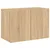Produktbild 2 för Väggmonterad tv-bänk sonoma-ek 60x30x41 cm