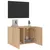 Produktbild 4 för Väggmonterad tv-bänk sonoma-ek 60x30x41 cm