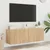 Produktbild 4 för Väggmonterad tv-bänk 2 st sonoma-ek 60x30x41 cm