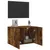 Produktbild 4 för Väggmonterad tv-bänk rökfärgad ek 60x30x41 cm