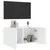Produktbild 4 för Väggmonterad tv-bänk vit 80x30x41 cm